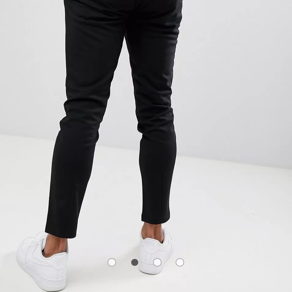 Only & Sons Tapered Slim Fit Pant Black 32x32 NWT - Picture 2 of 8